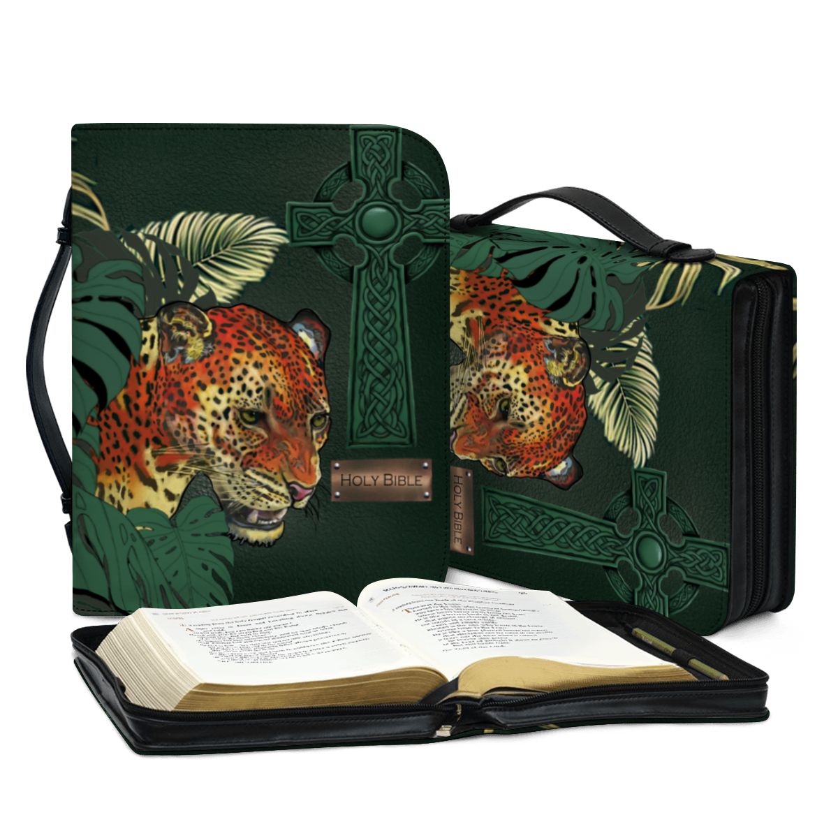 This Men’s Bible Cover with Cross is the ultimate Christian gift for him