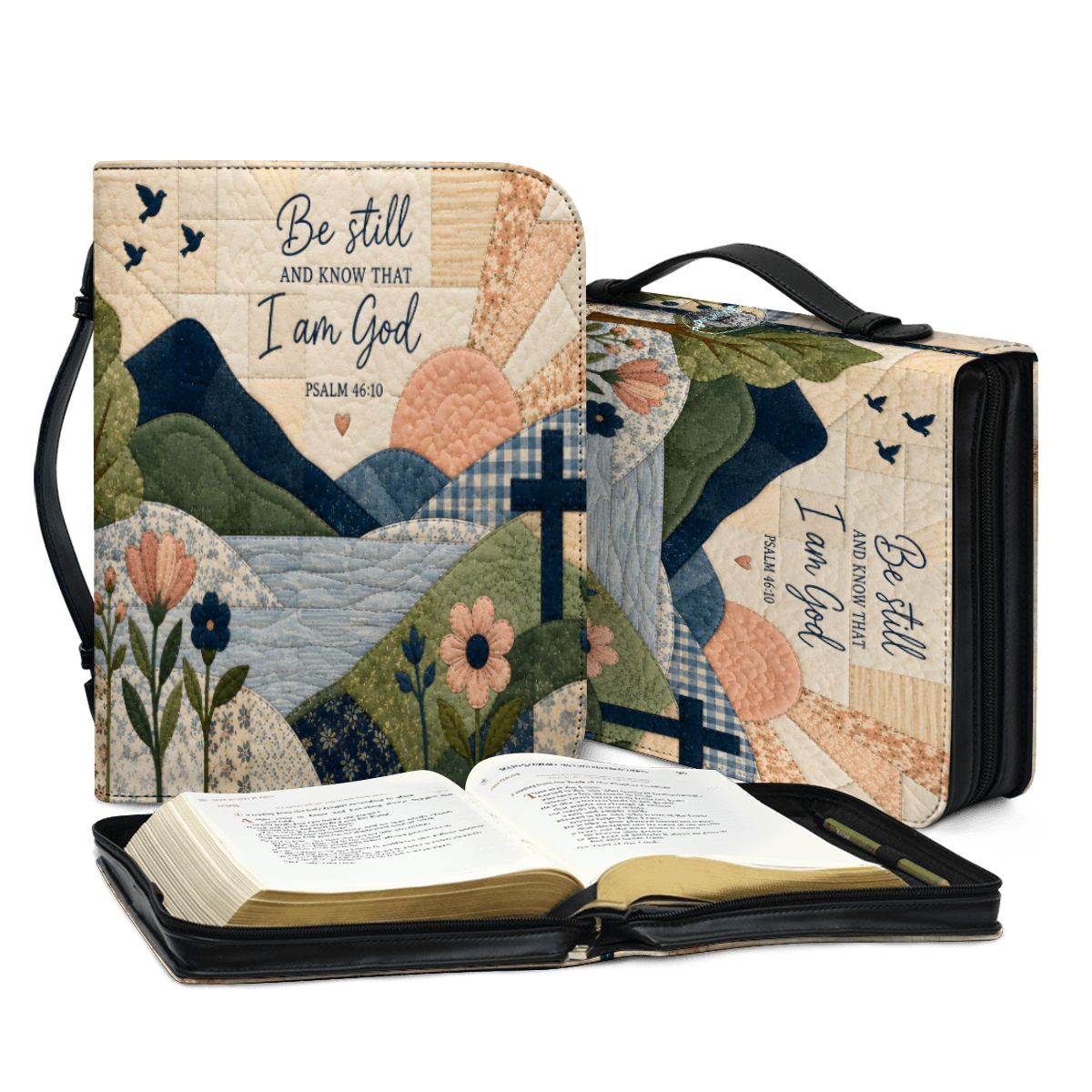 Be Still and Know That I Am God Bible Cover Psalm