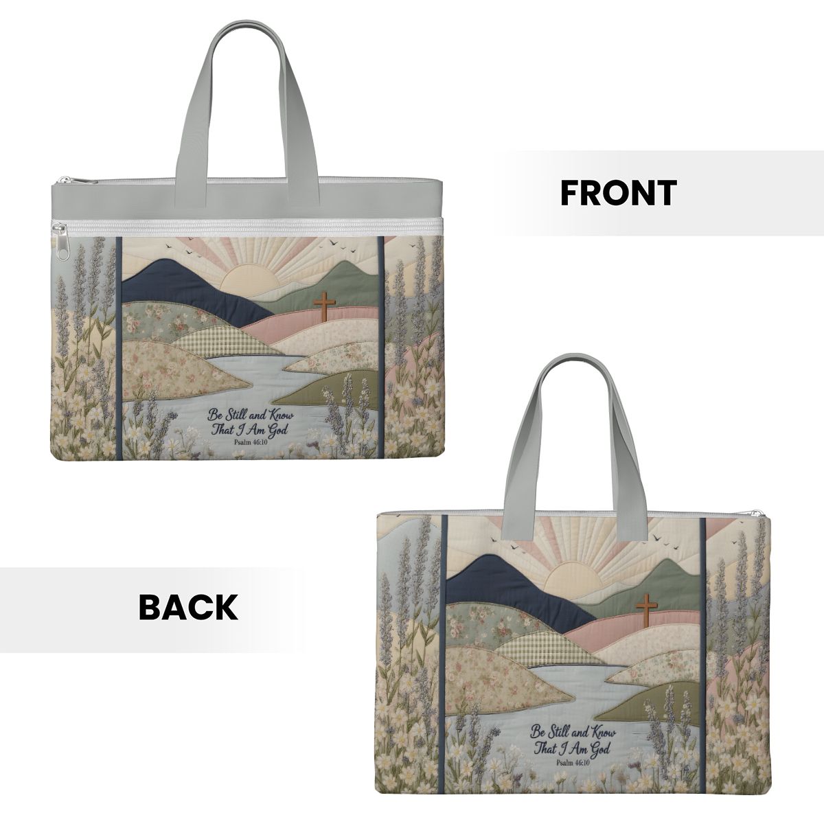 be still document canvas bag